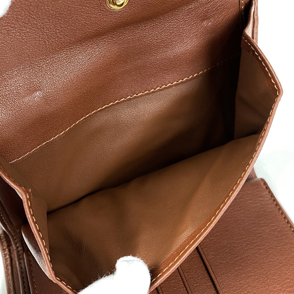 Celine Beige fold Tri Wallet Macadam - Picture 4 of 6